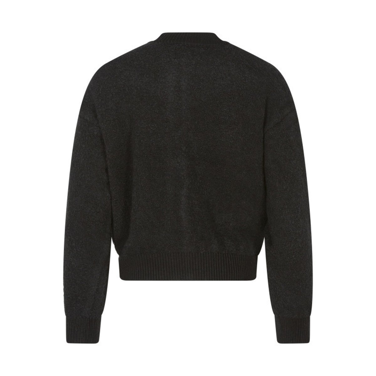 Gilet noir uni coupe cropped avec un col montant et des manches longues noir, MUSTANG
