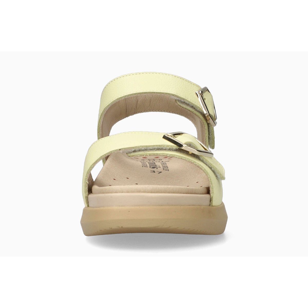 Sandales en cuir FYDA jaune banane 5149, MEPHISTO