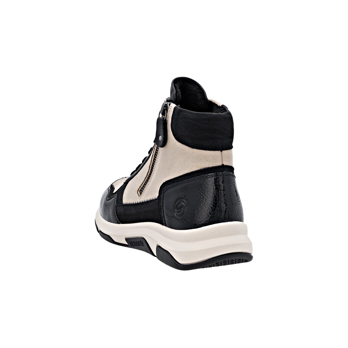 Basket Montante Cuir Lagro noir comb, REMONTE