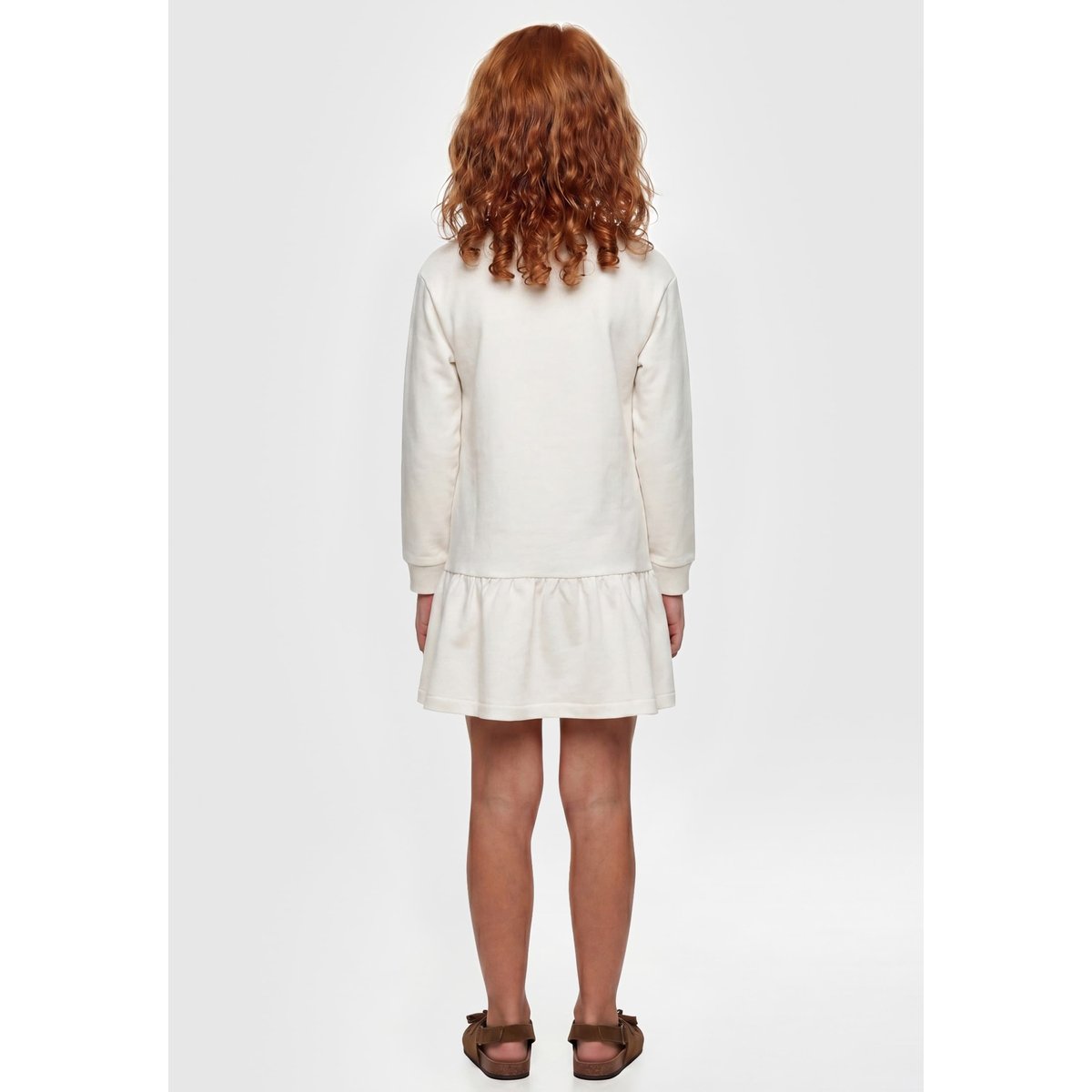 Logo Brodé Dress crème, GUESS KIDS