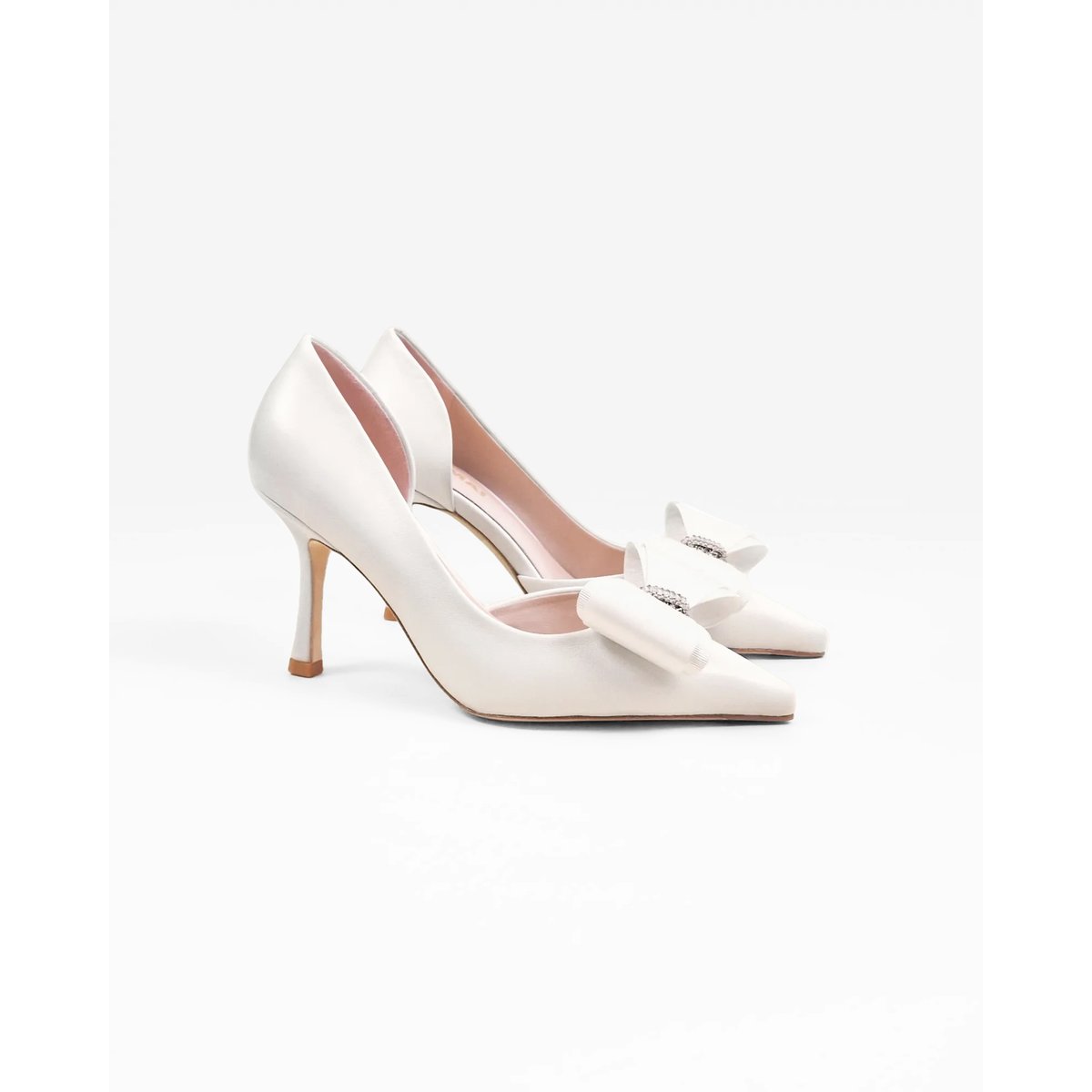 Escarpins à strass IRIS blanc, MI MAI