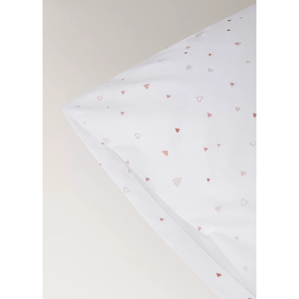 Taie d’oreiller coton imprimé 50x75 cm nude, MANGO HOME