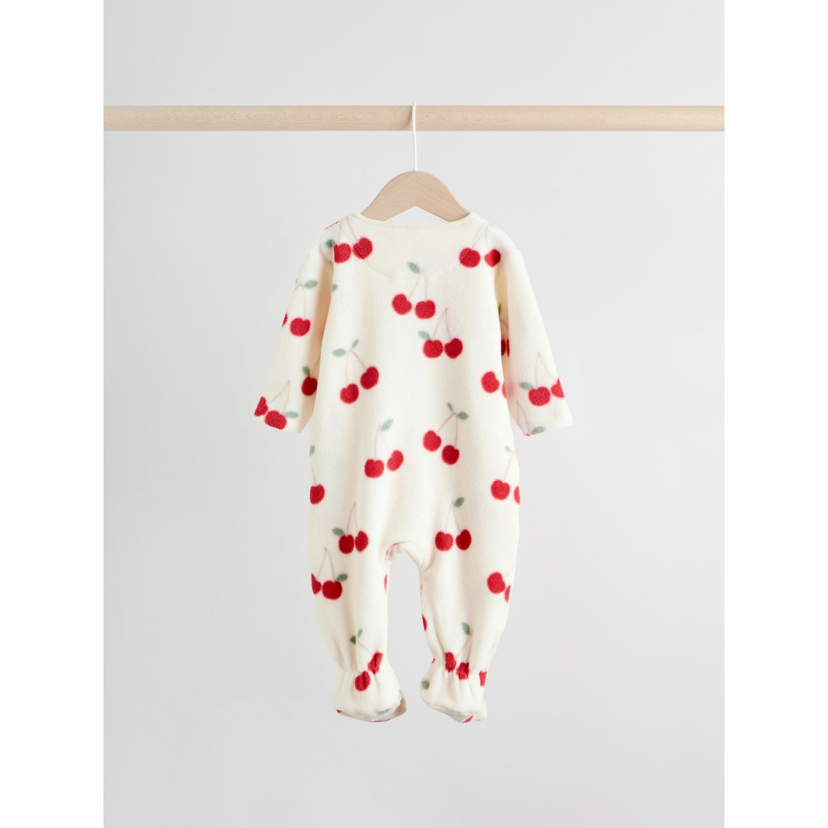 Grenouillère à zippée en polaire, lot de 2 rouge, NEXT