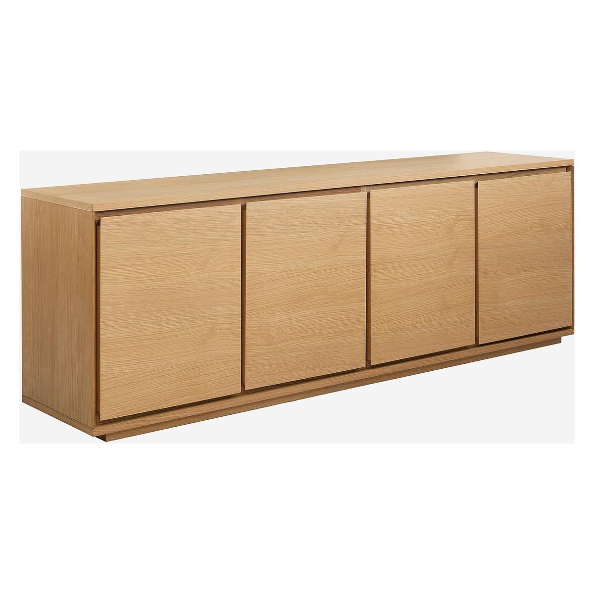 Buffet bois, panneau HAZO naturel clair, HABITAT
