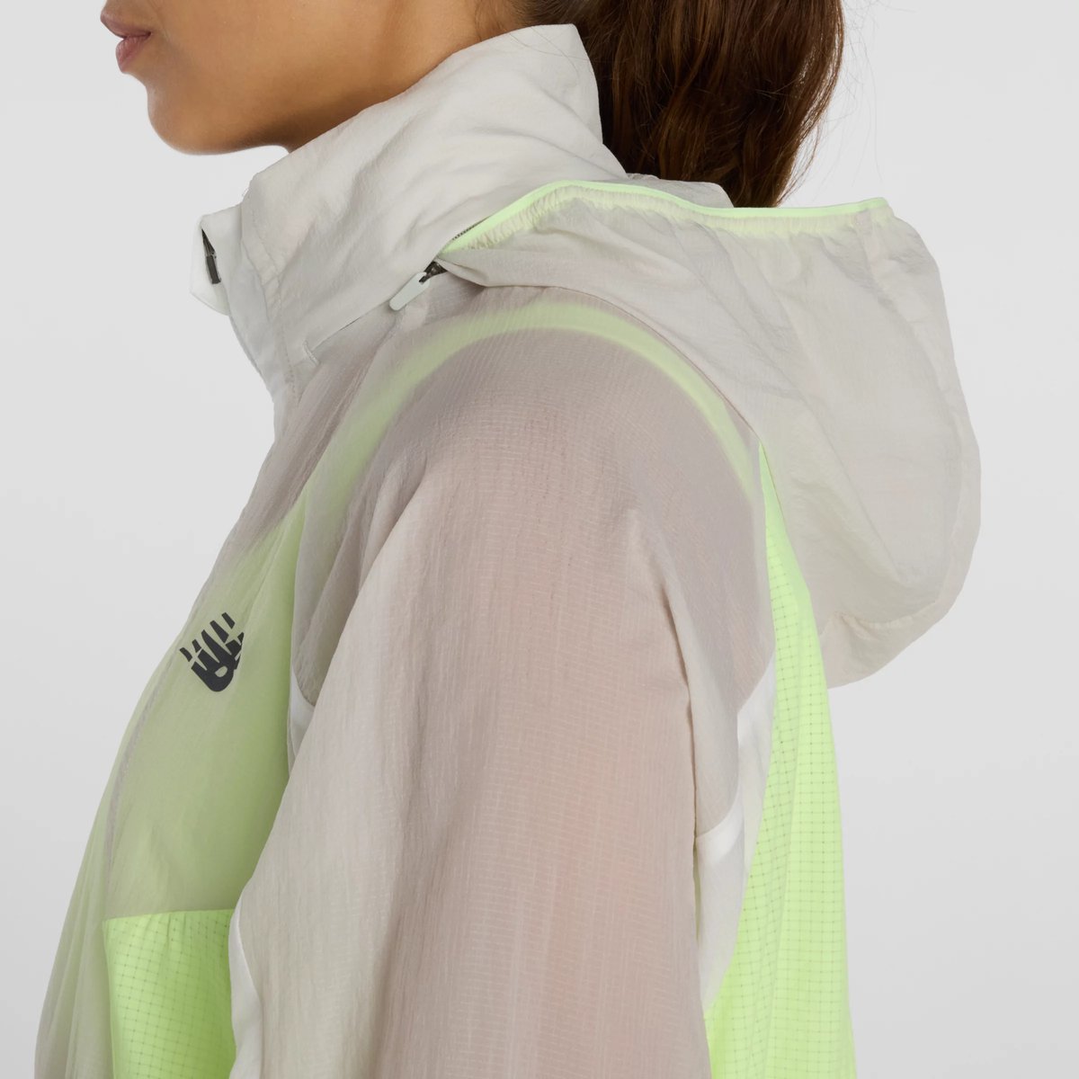 RC Jacket Veste col rond manches longues. vert - afg, NEW BALANCE
