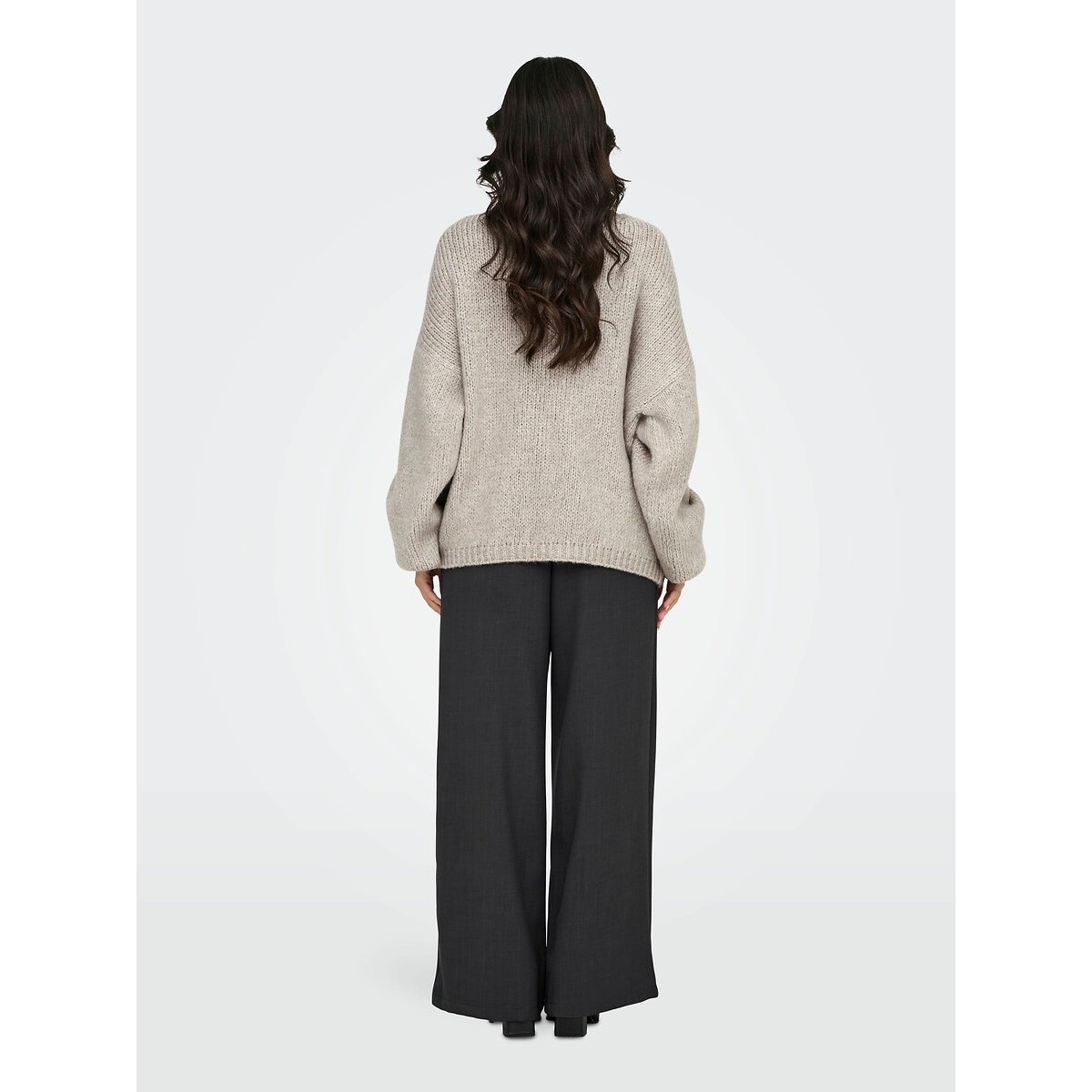 Trui met ronde hals beige   , JDY