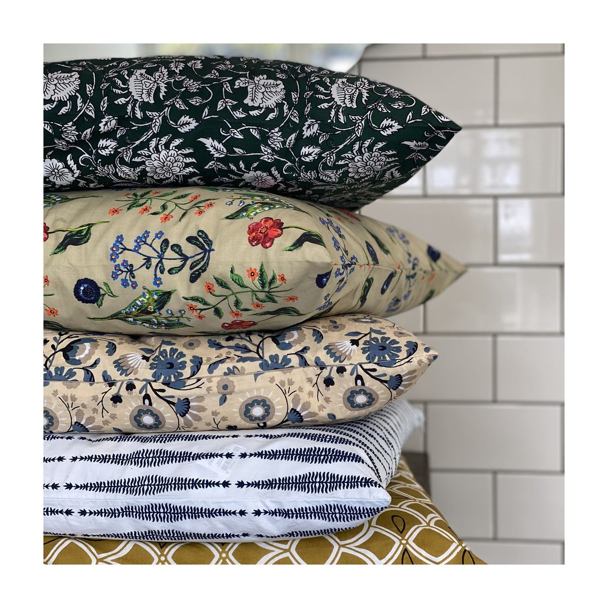 Housse de Coussin Rikas bleu, HOUSE DOCTOR