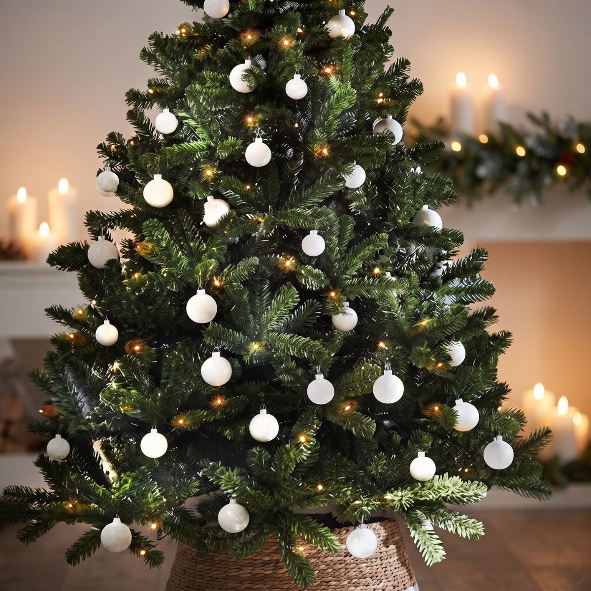 Sapin de Noël H155 cm CHARLTON vert, BLACK BOX TREES
