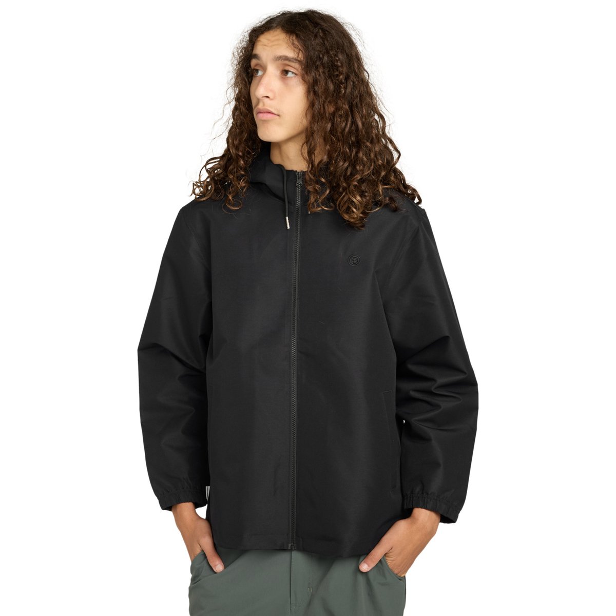 Veste shell ALDER bleu flint black, ELEMENT