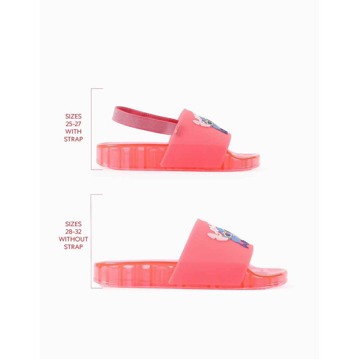 Claquettes avec imprimé Stitch rose, ZIPPY