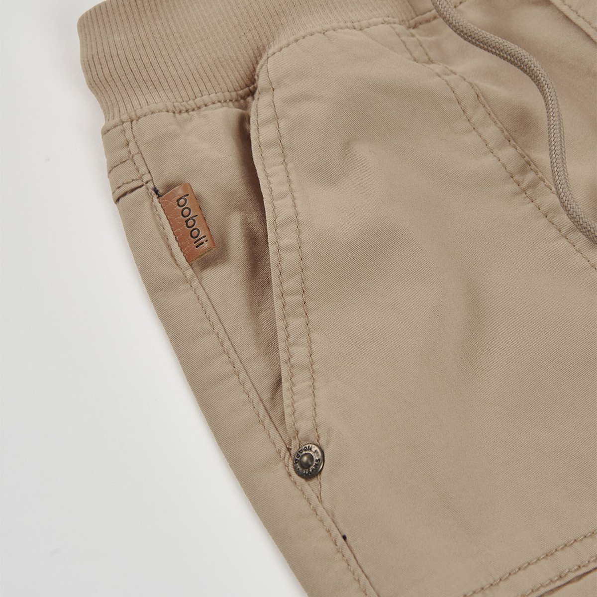 Pantalon d'enfant en coton marron, BOBOLI