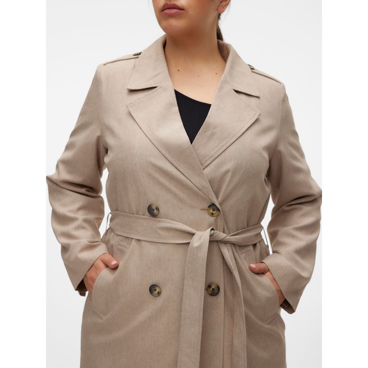 Trench Coat silver mink, VERO MODA