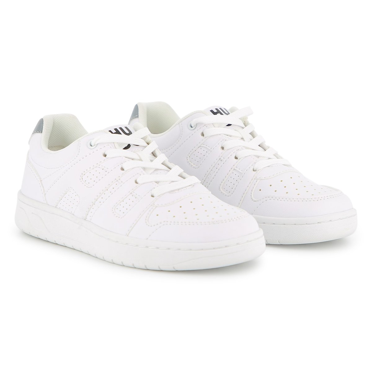 Basket à lacets blanc, HUGO KIDSWEAR