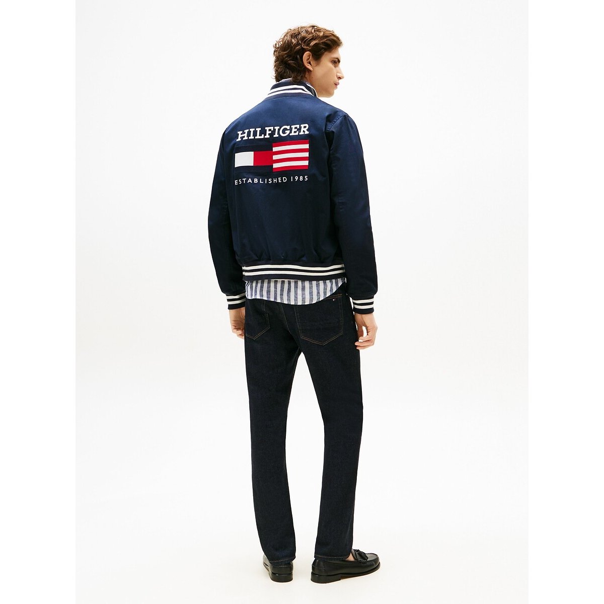 American Varsity Jacket navy blue, TOMMY HILFIGER