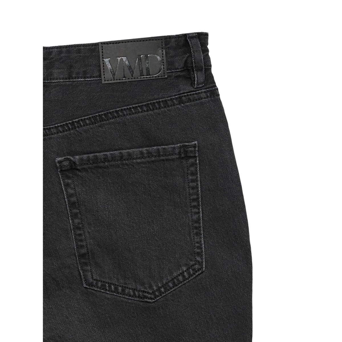 Jean Coupe Droite black denim 1, VERO MODA