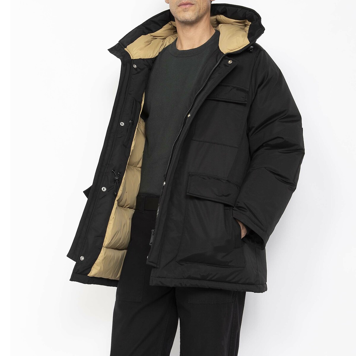 Banner Coat with Padded Lining black, SCHOTT