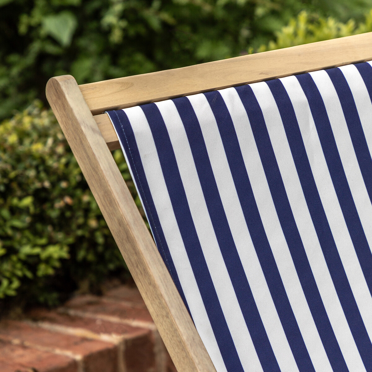 Striped Deck Chair navy/white, SO'HOME