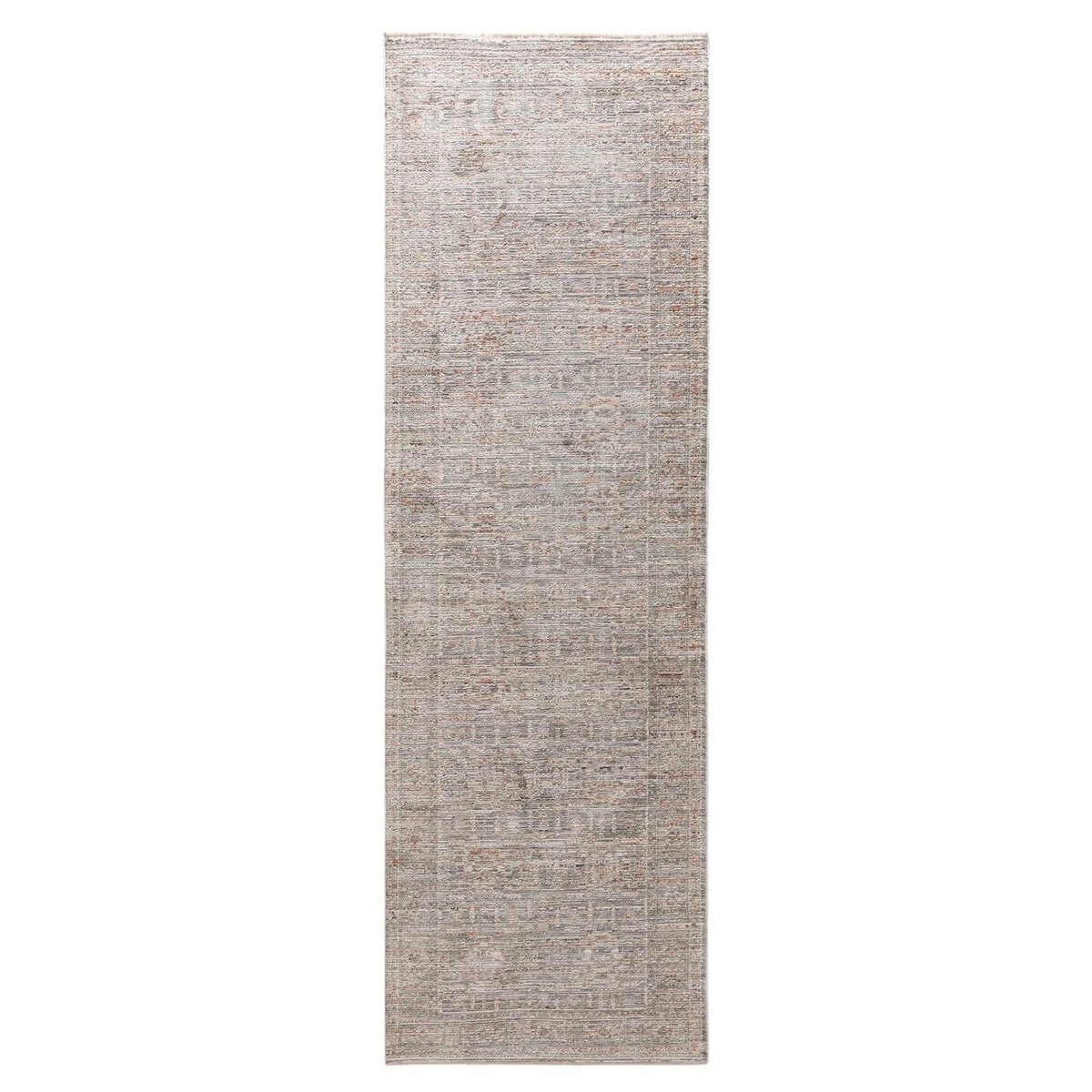 Tapis de couloir ANWAR gris/orange, BENUTA