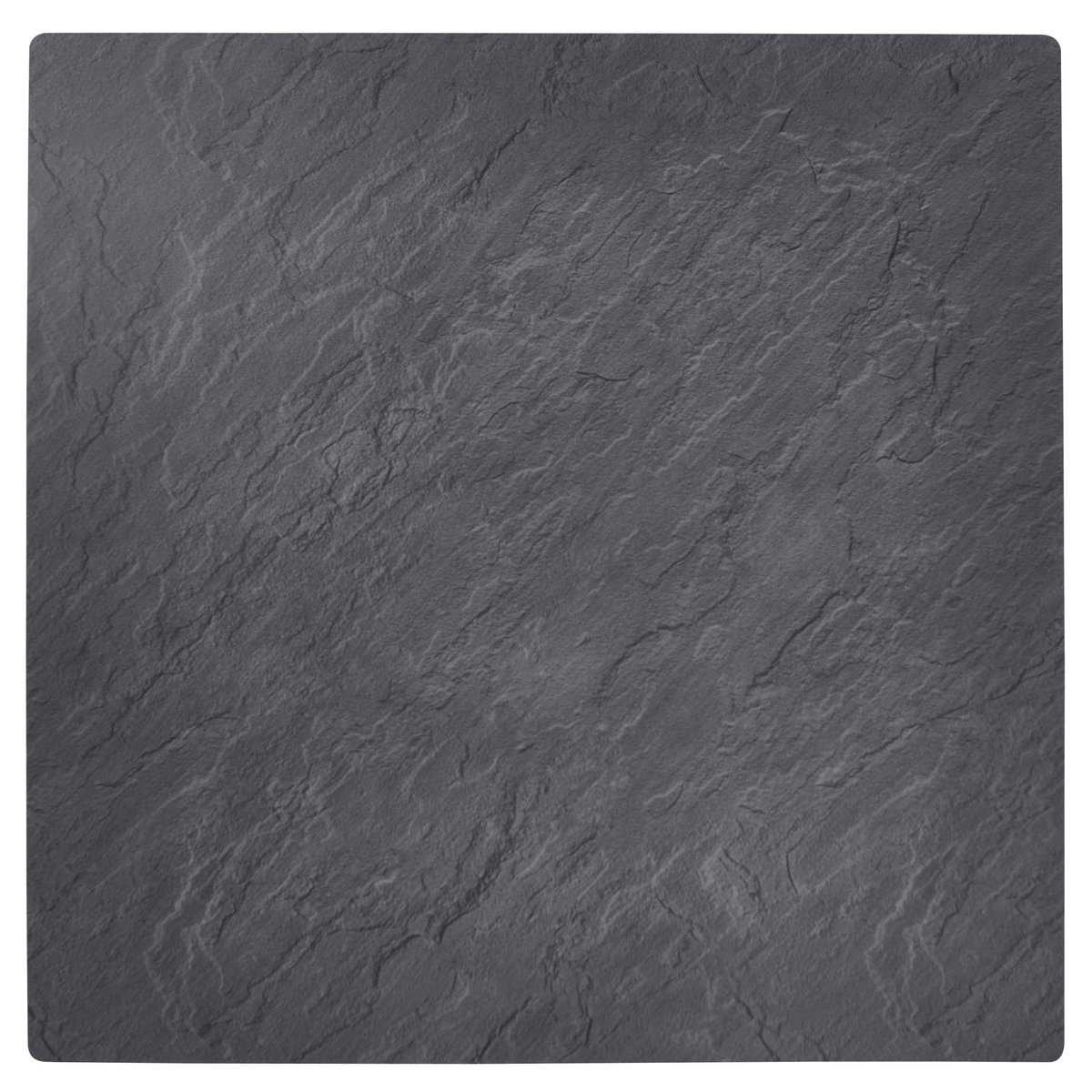 Table haute en HPL inclinable et 2 chaises hautes en métal, OPERA gris anthracite, OVIALA