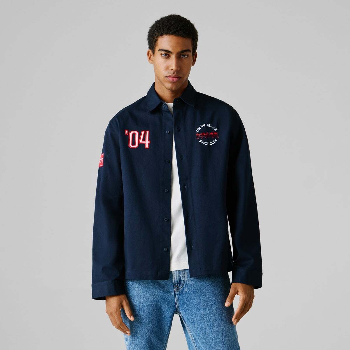 Red Bull Racing Surchemise En Sergé Coupe Oversize marine, PEPE JEANS