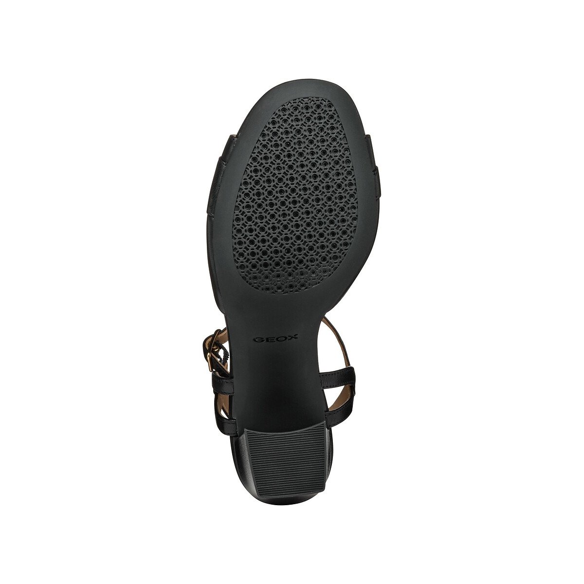 New Eraklia 80 Leather Sandals with Heel black, GEOX
