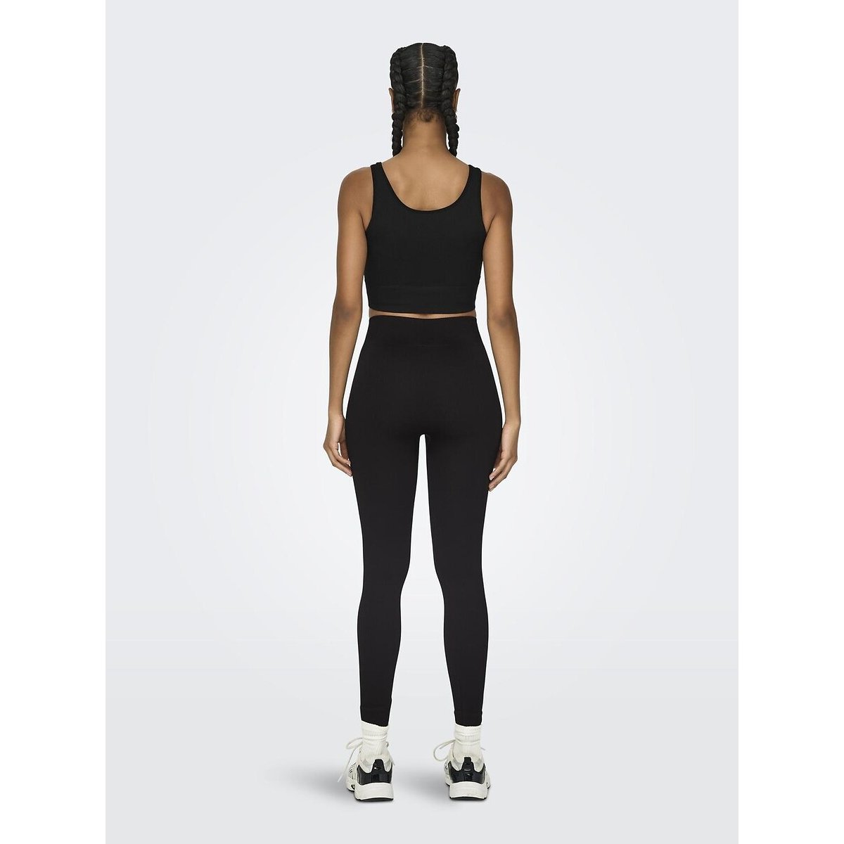 Legging taille haute sans coutures noir, ONLY PLAY