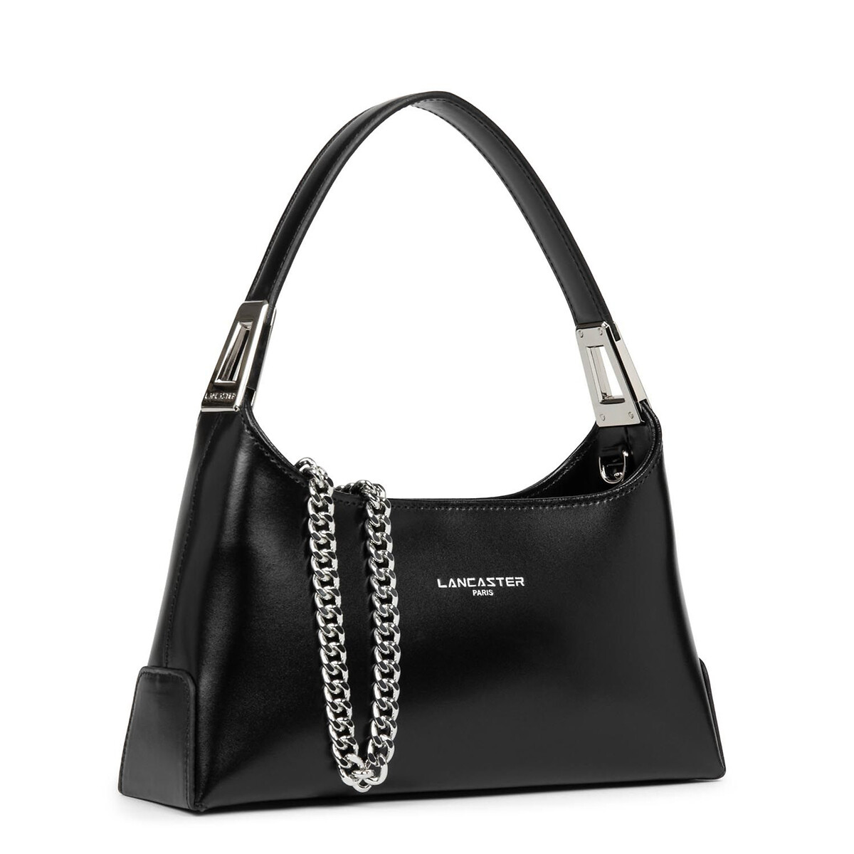Ledertasche Suave Ace mit Reissverschluss schwarz, LANCASTER