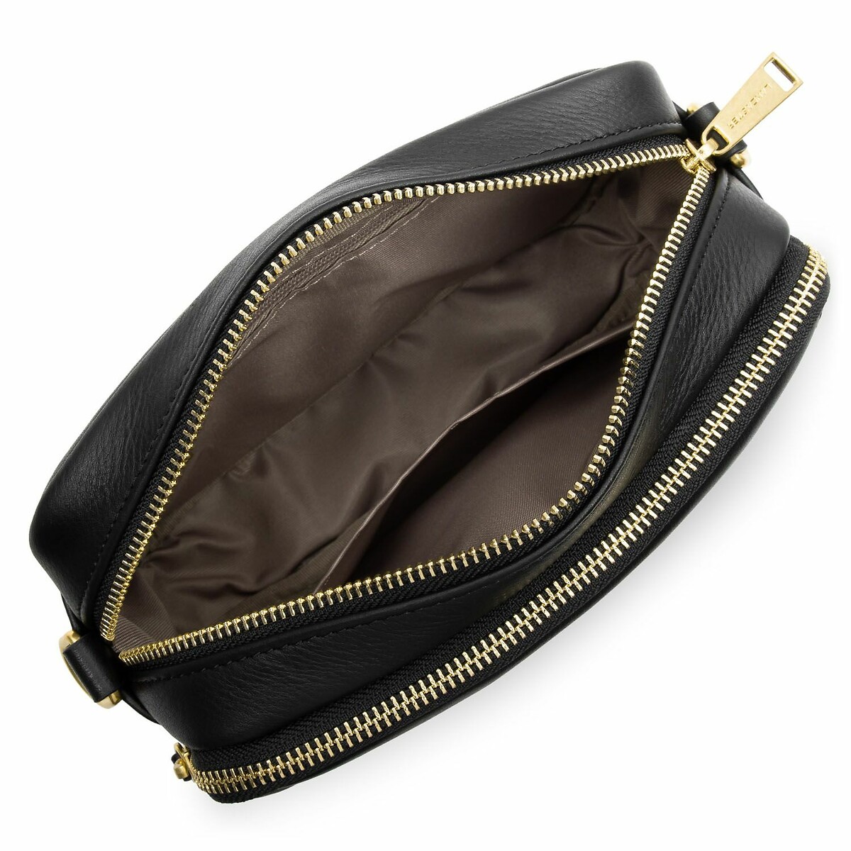 Sac trotteur zippé SOFT MATELASSÉ noir, LANCASTER