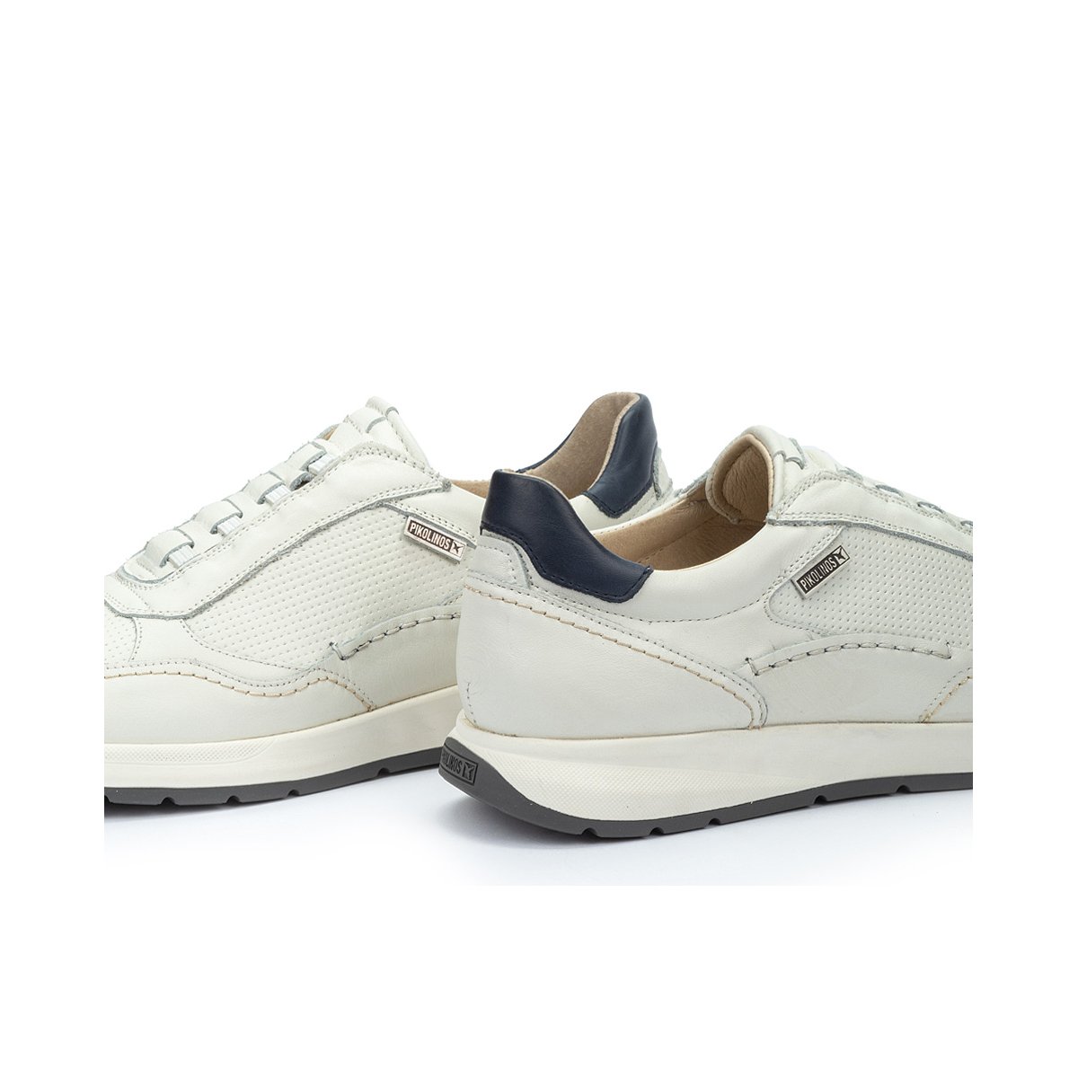 Baskets cuir Getafe off white, PIKOLINOS