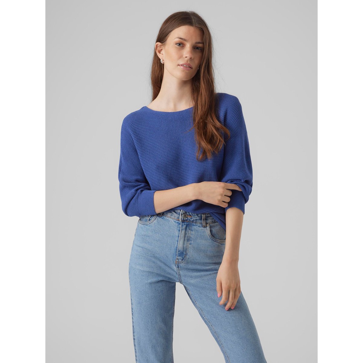 Pull En Maille beaucoup blue, VERO MODA