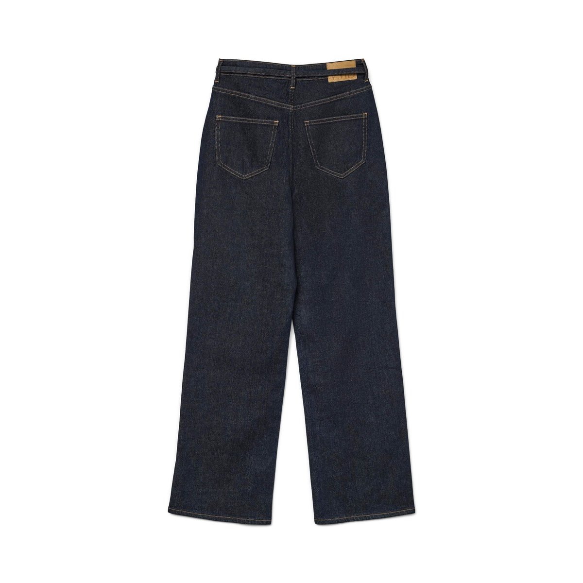 Jean À Coupe Large dark blue denim, VERO MODA