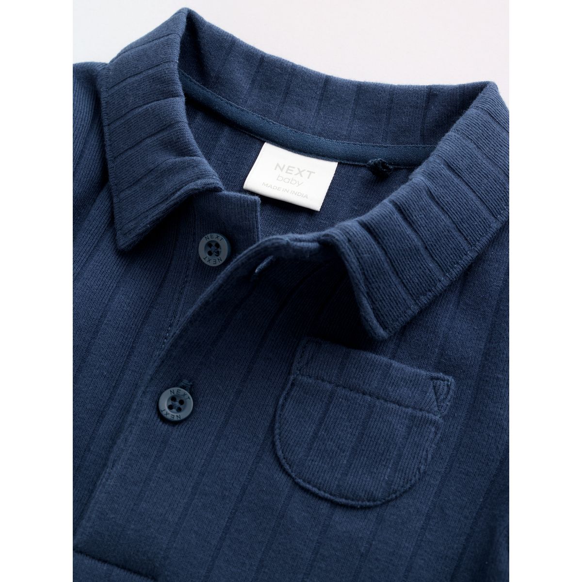 Ensemble polo, body et legging bébé bleu marine, NEXT