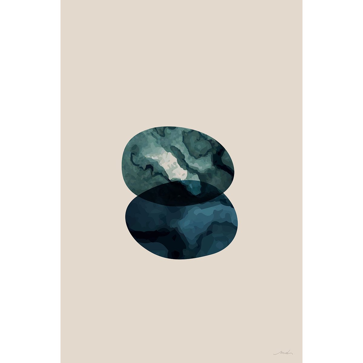 Tableau labradorite vertueuse tableau alu dibond, HEXOA