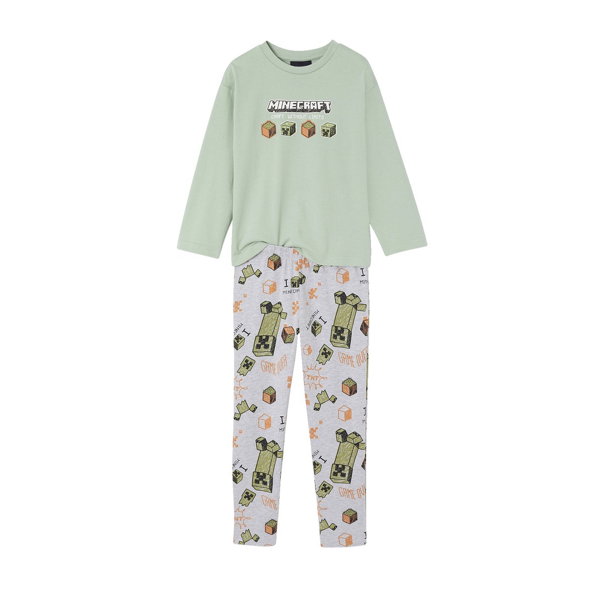 Pyjama Minecraft vert, VERTBAUDET