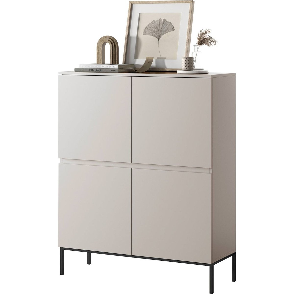 Commode haute contemporaine BEMMI cachemire, RECOLLECTION