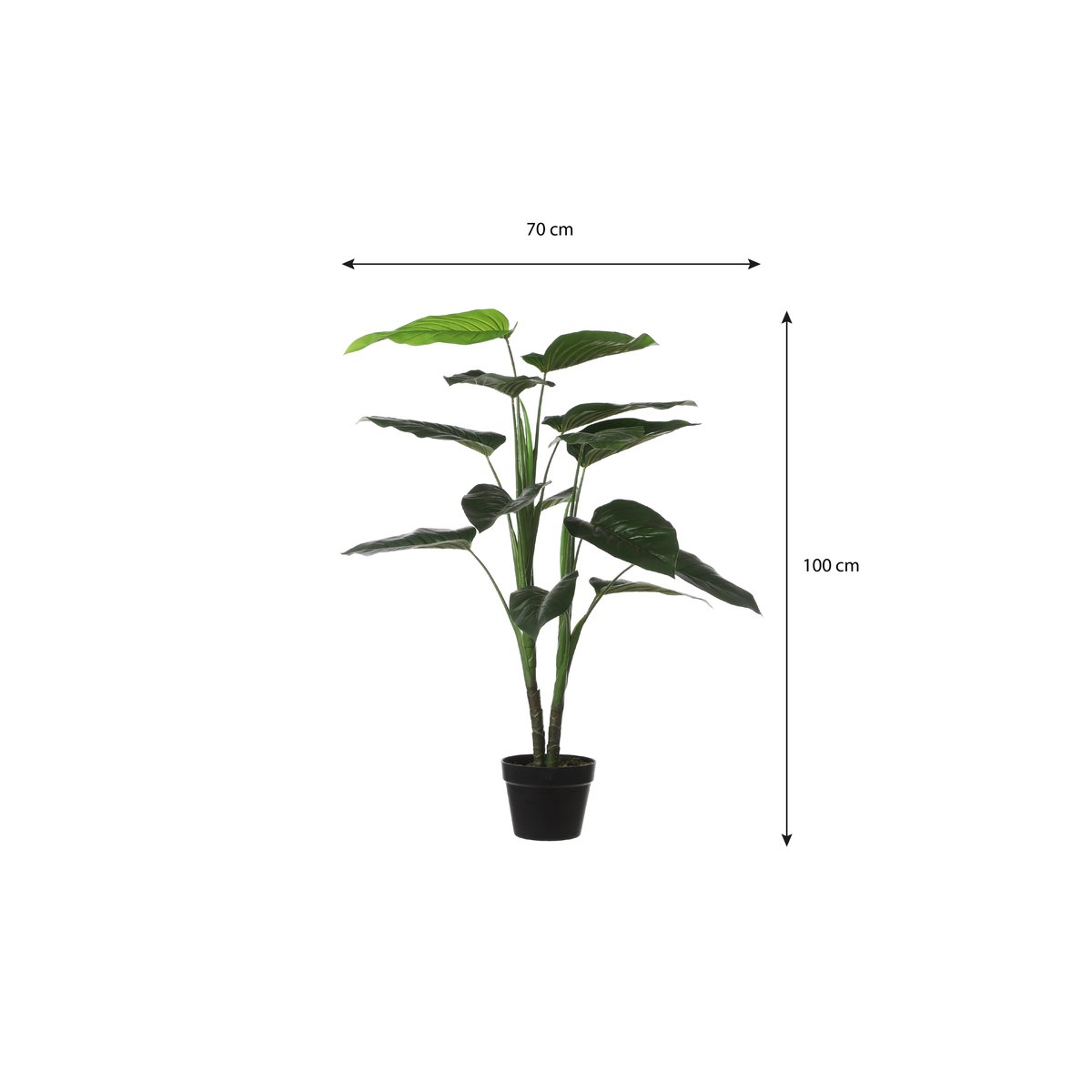 Plante artificielle PHILODENDRON vert, MICA DECORATIONS