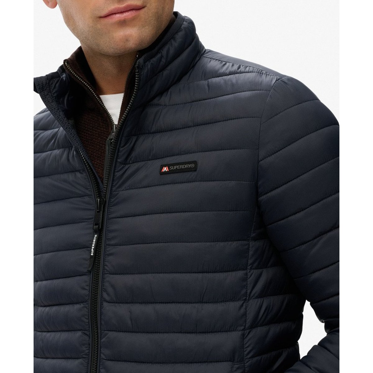 Doudoune Fuji Lite bleu marine éclipse, SUPERDRY