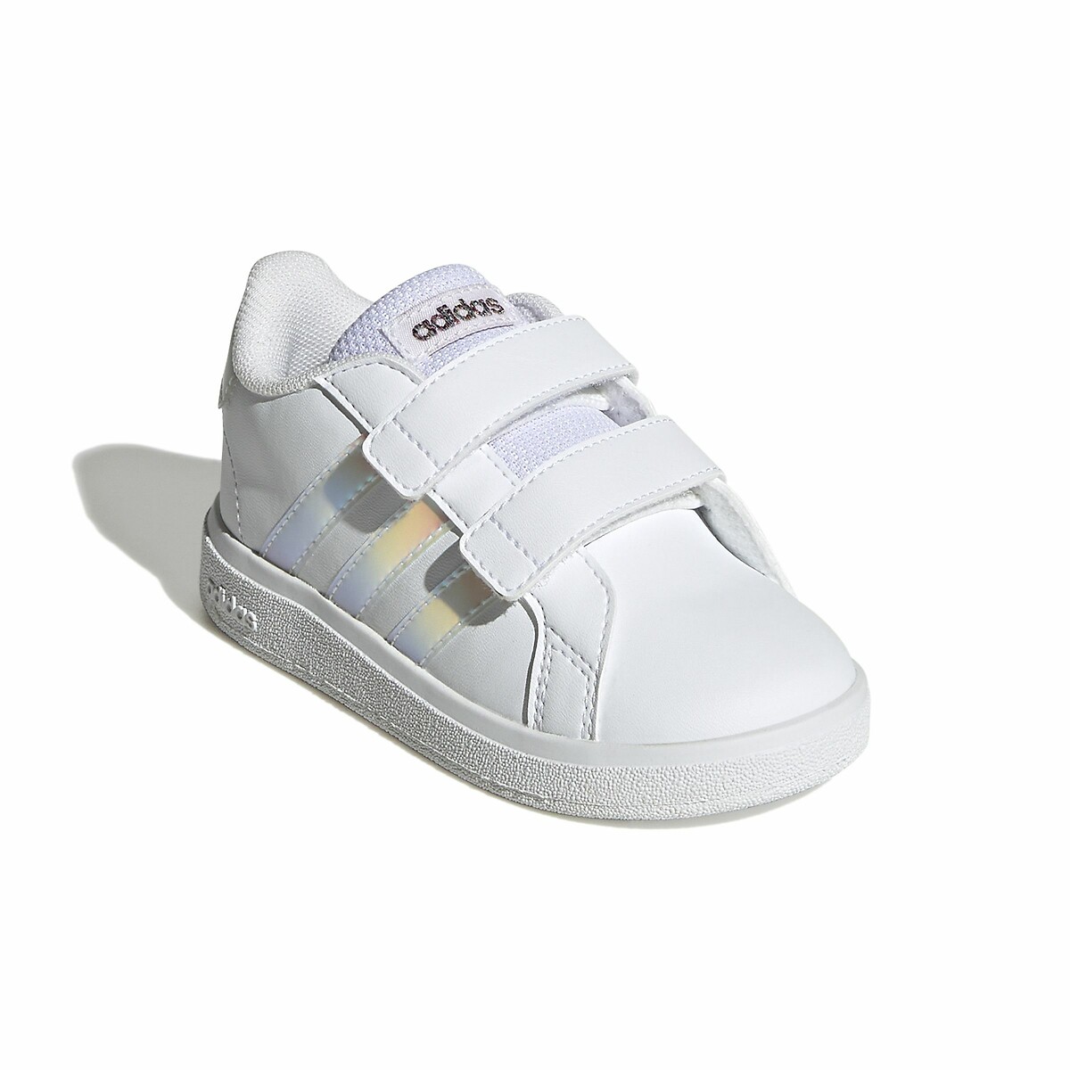 Baskets Grand Court 2.0 blanc/rose irisé, ADIDAS SPORTSWEAR