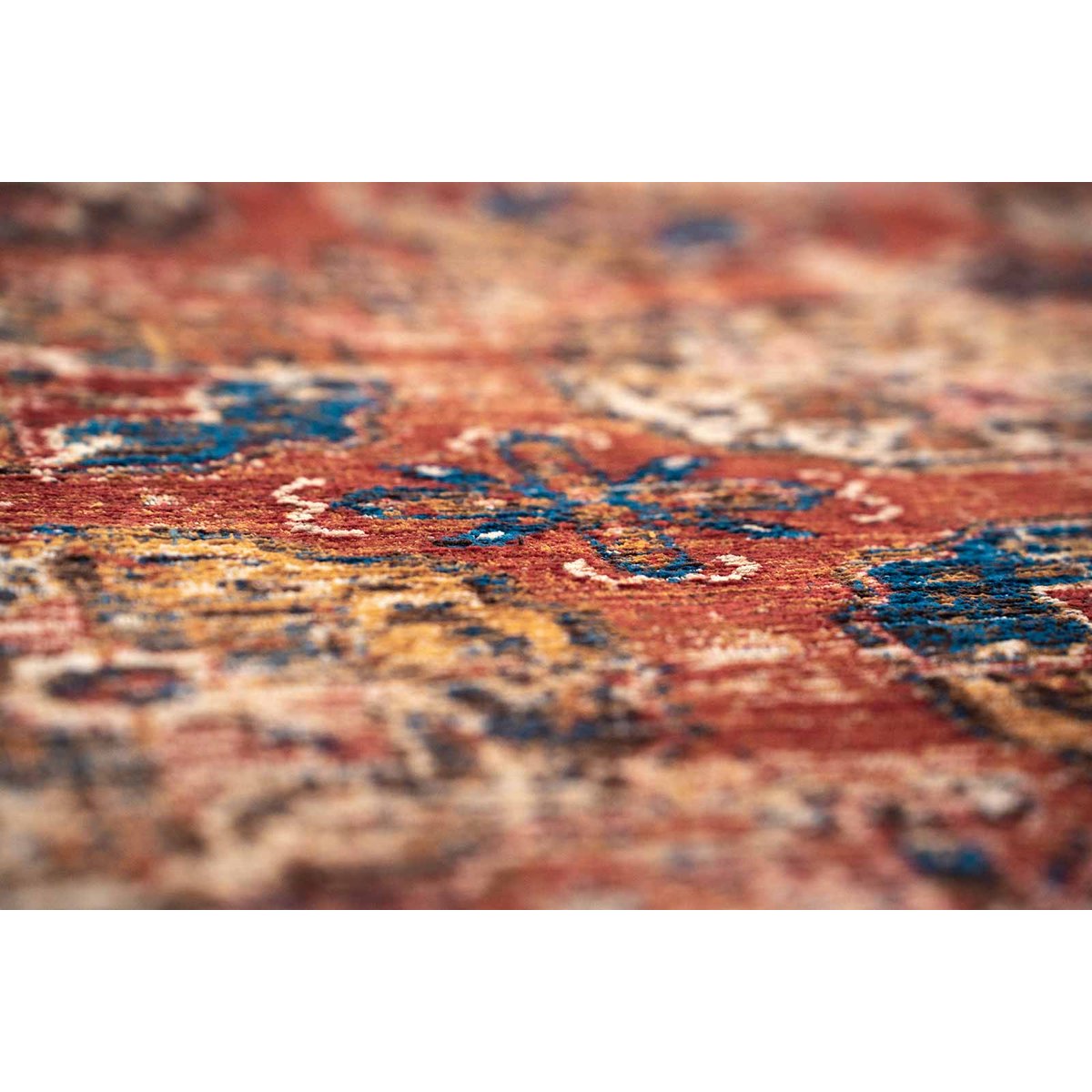 Tapis tissé plat style orient KASAK rouge, NOVATREND