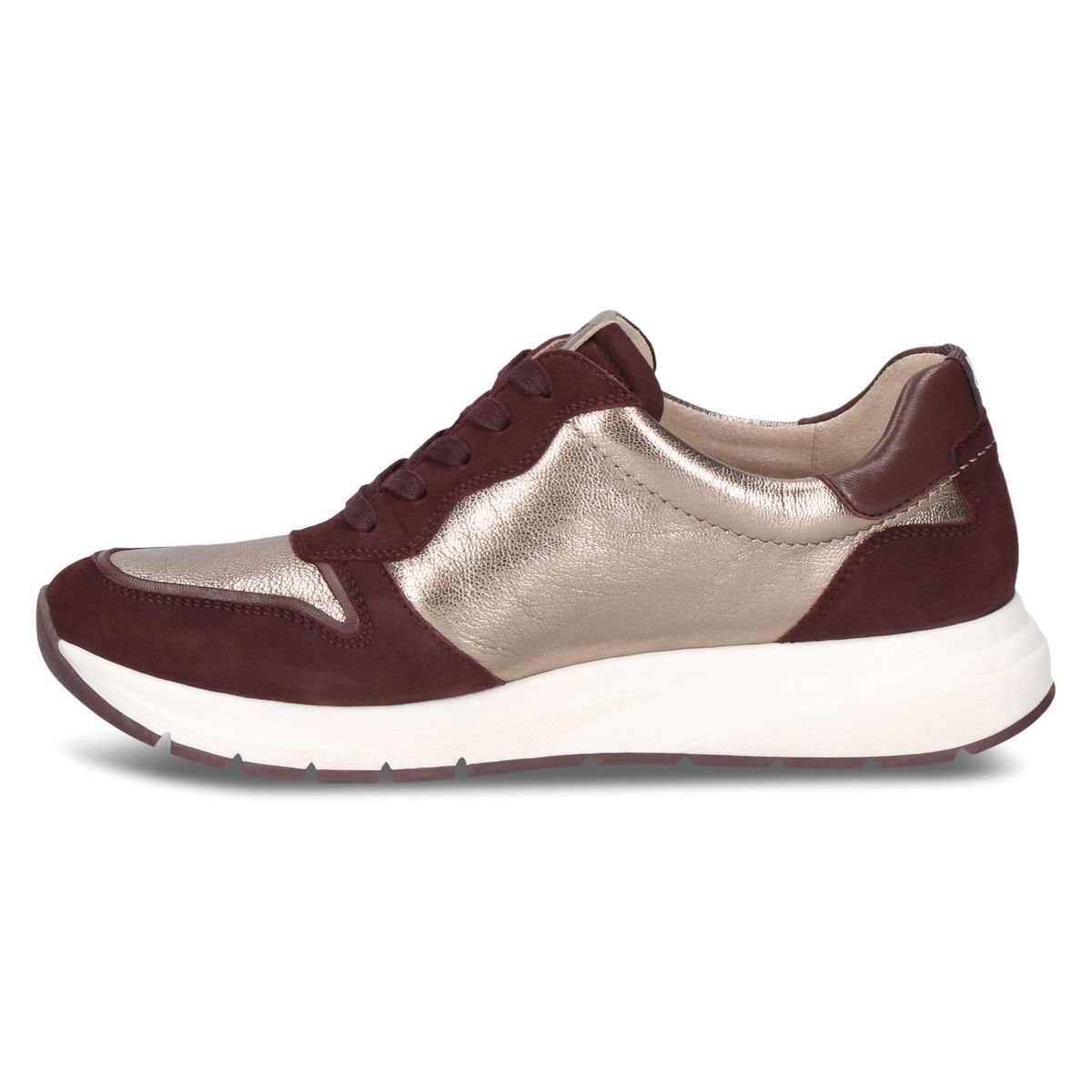 Basket en cuir violet violet raisin, CAPRICE