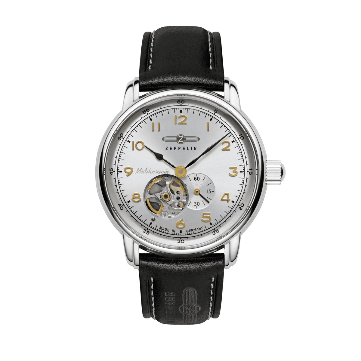 Montre Analogique 100 ANS argenté argenté noir, ZEPPELIN