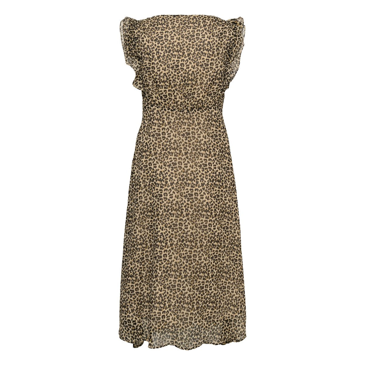 Robe beige noir marron animalier leopard, CULTURE