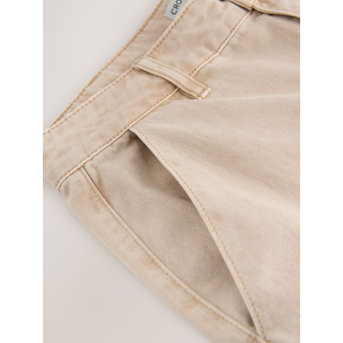 Jean large court en denim pierre neutre, NEXT