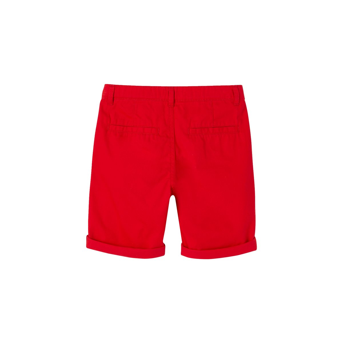 Bermuda chino rouge, VERTBAUDET