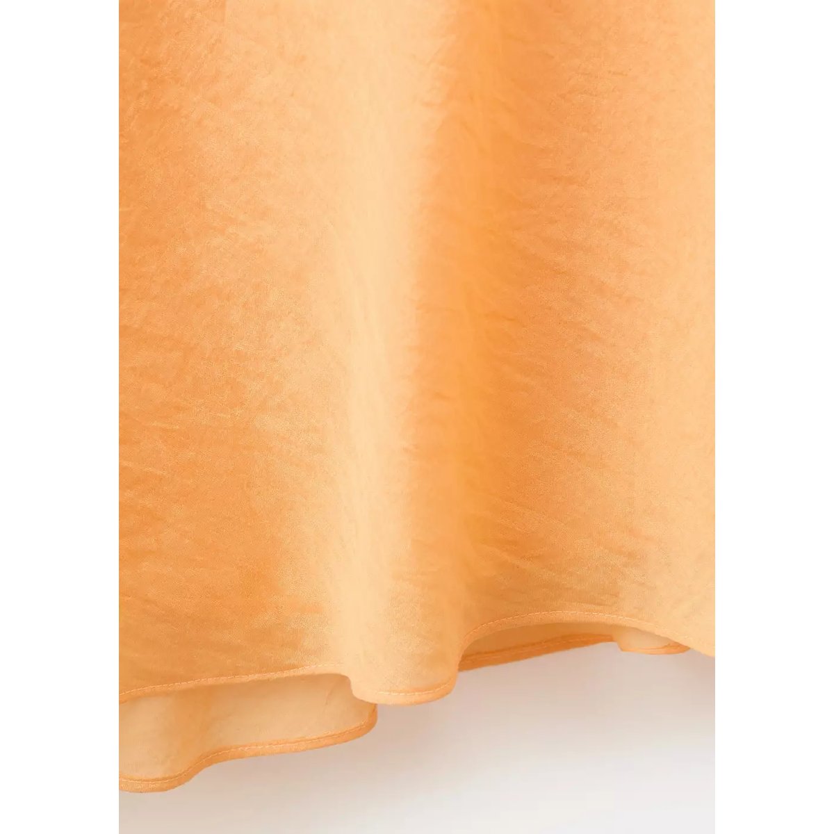 Robe asymétrique détail nœud orange, MANGO