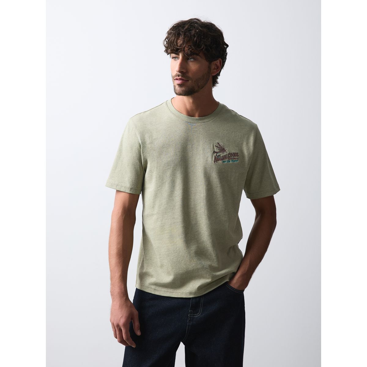 T-shirt de plage épais à imprimé poisson marlin vert, NEXT