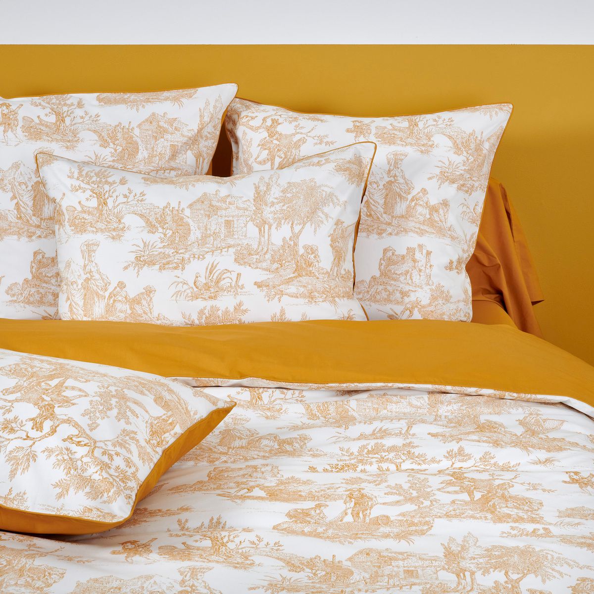 Taie D'oreiller Rêve En Or Percale De Coton - REVE EN OR motifs, TRADITION DES VOSGES