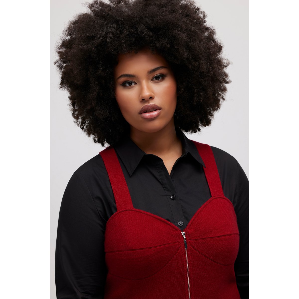 Brassière, slim, fermeture Éclair salsa, ULLA POPKEN