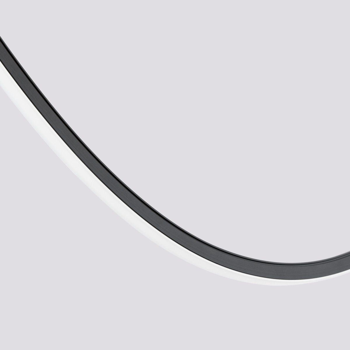 Lustre Aluminium Noir LED 1 Alvar noir, EDEN