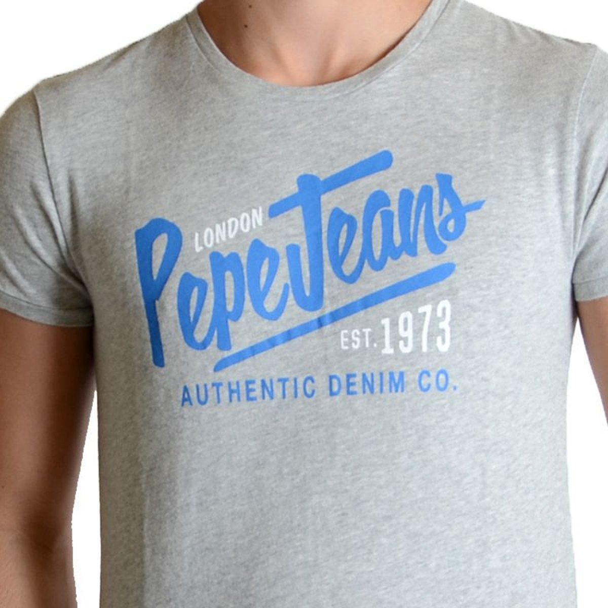Tee Shirt Ace gris, PEPE JEANS